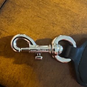 Marc Jacobs Plain Black Strap-NEW PLASTIC WRAPPED